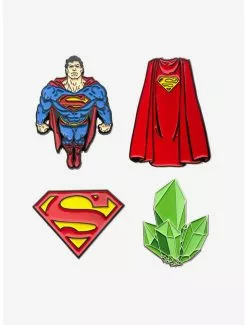 DC Comics Superman Enamel Pin Set