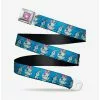 BUCKLEDOWN Disney Lilo & Stitch Scrump Poses Hibiscus Flowers Seatbelt Belt -Hoodies And Sweaters Shop 12578191 hi