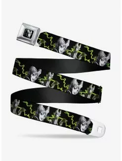 BUCKLEDOWN Disney Villains Maleficent Smiling Diablo Sketch Lightning Seatbelt Belt