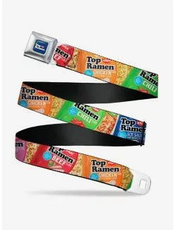 BUCKLEDOWN Maruchan Top Ramen Vivid Flavor Packages Seatbelt Belt