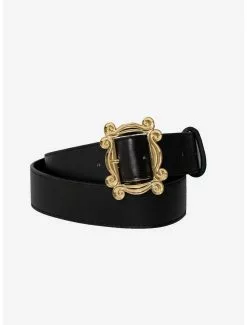BUCKLEDOWN Friends Frame Buckle Vegan Leather Belt