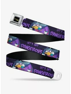 BUCKLEDOWN Disney Darkwing Duck Lets Get Dangerous Seatbelt Belt