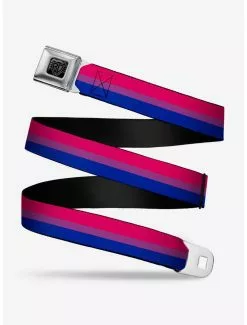 BUCKLEDOWN Bisexual Flag Seatbelt Belt