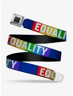 BUCKLEDOWN Equality Blocks Seatbelt Belt