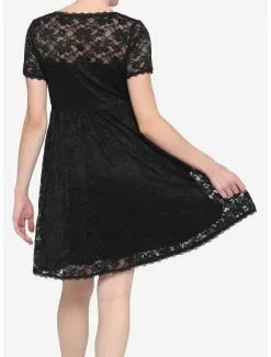 Black Lace Babydoll Dress -Hoodies And Sweaters Shop 15654884 av2