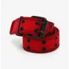 Red Two-Row Grommet Belt -Hoodies And Sweaters Shop 16809861 hi