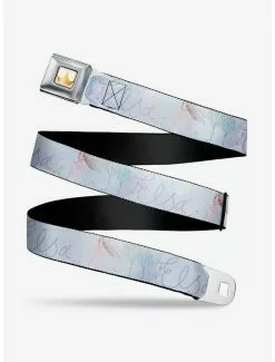 BUCKLEDOWN Disney Frozen Elsa Snowflake Seatbelt Belt