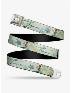 BUCKLEDOWN Disney The Princess And The Frog Tiana Palace Seatbelt Belt