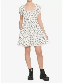 Colorful Bugs Tiered Dress -Hoodies And Sweaters Shop 17102045 av1