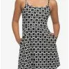 Black & White Checkered Heart Dress -Hoodies And Sweaters Shop 17236244 hi