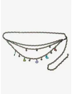 BUCKLEDOWN Disney The Little Mermaid Ariel Chain Belt With Charms