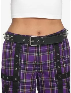 Black Spike Chain Belt