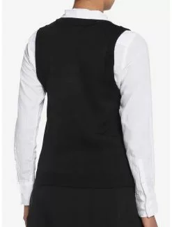 SOCIALCOLLISION Black Skull Argyle Girls Sweater Vest 7 SOCIALCOLLISION Black Skull Argyle Girls Sweater Vest -Hoodies And Sweaters Shop 18522657 av2