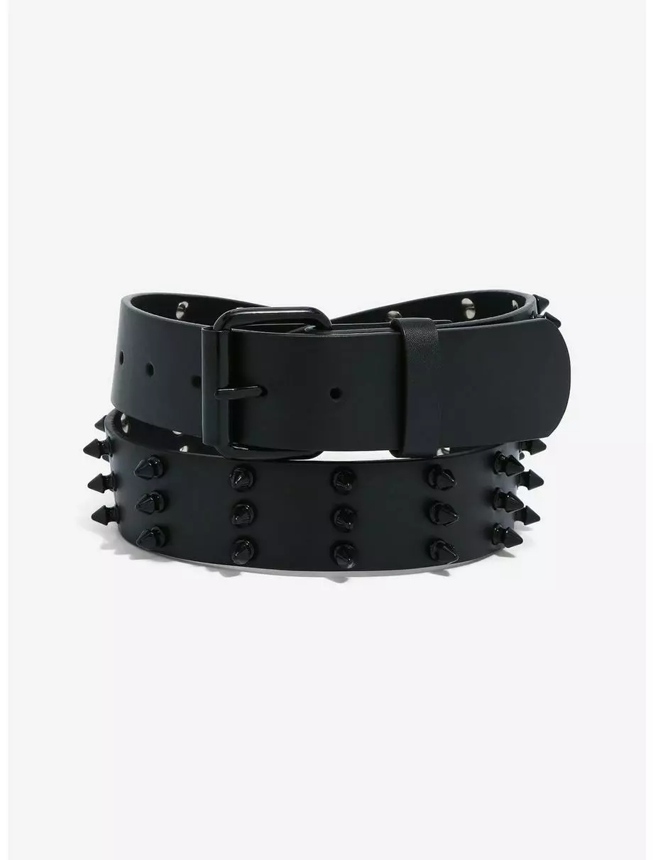 Black Spiked Belt 3 Black Spiked Belt