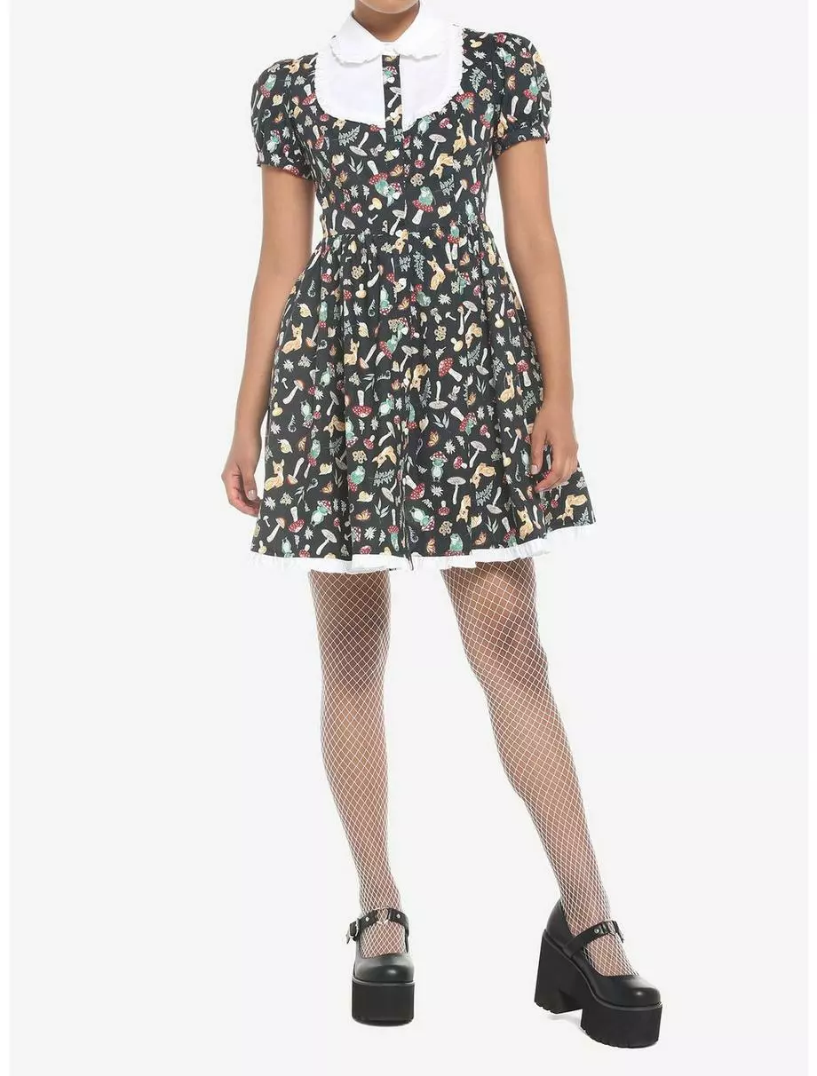 THORN&FABLE Cottage Critters Collar Dress 4 THORN&FABLE Cottage Critters Collar Dress - Image 2