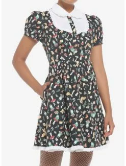 THORN&FABLE Cottage Critters Collar Dress