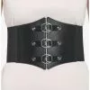 Black Moon Buckle Corset -Hoodies And Sweaters Shop 19191180 hi