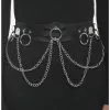 Black O-Ring Drop Chain Belt