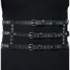 Triple Strap Grommet Corset 1 Triple Strap Grommet Corset -Hoodies And Sweaters Shop 19191411 hi