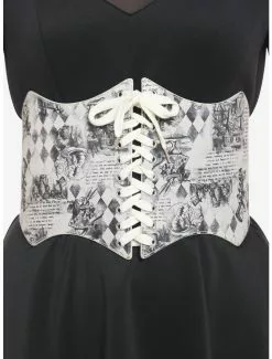 Alice's Adventures In Wonderland Lace-Up Corset