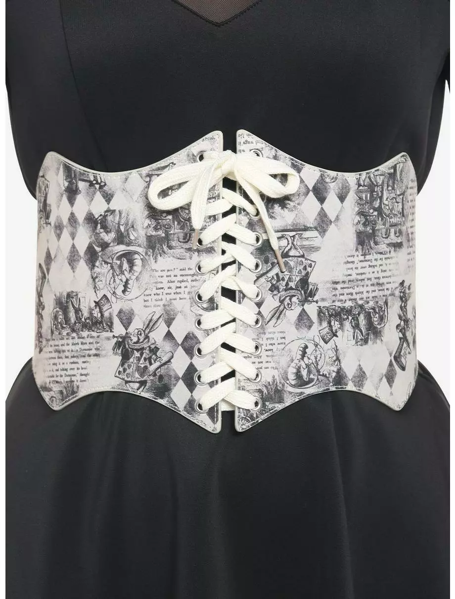 Alice's Adventures In Wonderland Lace-Up Corset 3 Alice's Adventures In Wonderland Lace-Up Corset