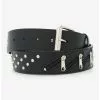 Black Zipper Stud Belt 2 Black Zipper Stud Belt -Hoodies And Sweaters Shop 19194513 hi