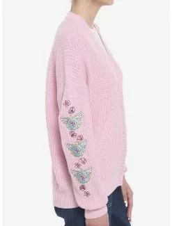 SWEETSOCIETY Sakura Angel Wings Pastel Pink Girls Oversized Cardigan -Hoodies And Sweaters Shop 19385053 av4