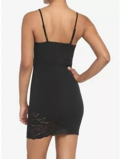 Black Asymmetrical Lace Bodycon Dress 7 Black Asymmetrical Lace Bodycon Dress -Hoodies And Sweaters Shop 19542038 av2