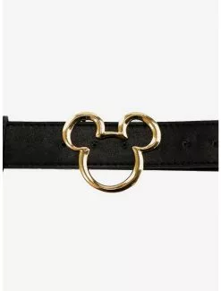 BUCKLEDOWN Disney Mickey Mouse Mickey Ears Gold Cast Buckle Belt -Hoodies And Sweaters Shop 19627958 av2