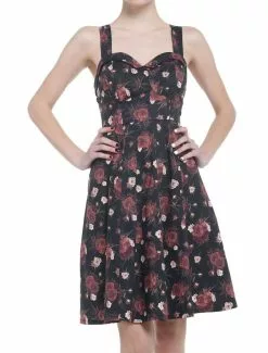 Dark Roses Retro Dress