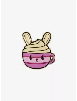 Bunny Latte Enamel Pin