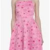 SWEETSOCIETY Hot Pink Stars Strappy Tank Dress 1 SWEETSOCIETY Hot Pink Stars Strappy Tank Dress -Hoodies And Sweaters Shop 19934414 hi