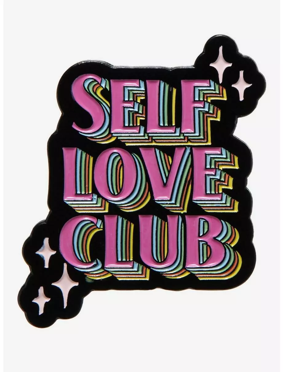 Self Love Club Enamel Pin 3 Self Love Club Enamel Pin