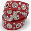 Red & Silver Grommet Belt -Hoodies And Sweaters Shop 20033656 hi
