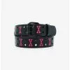 Pink Crossbones Grommet Belt -Hoodies And Sweaters Shop 20033677 hi