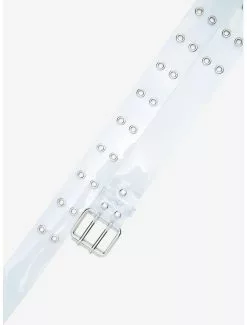 Clear PVC Grommet Belt -Hoodies And Sweaters Shop 20034057 av1