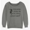 Disney Tinker Bell Mom Runs On Pixie Dust Girls Slouchy Sweatshirt -Hoodies And Sweaters Shop 20113564 hi