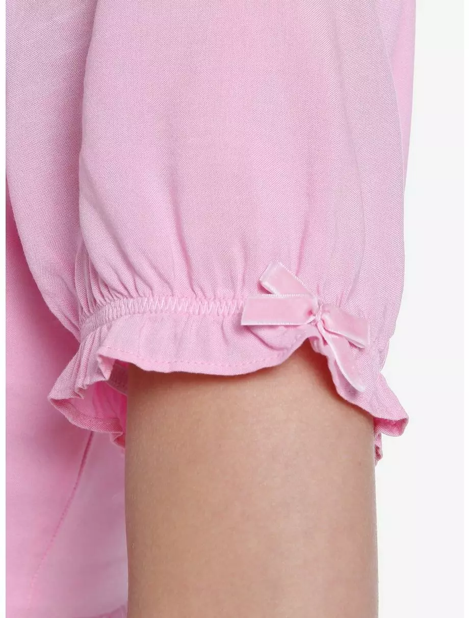 SWEETSOCIETY Pink Clown Bear Carousel Bib Sweetheart Dress 6 SWEETSOCIETY Pink Clown Bear Carousel Bib Sweetheart Dress - Image 4