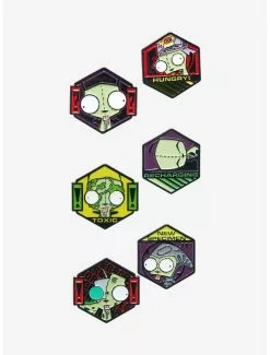 Invader Zim GIR Faces Blind Box Enamel Pin