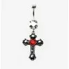 14G Steel Cross Navel Barbell -Hoodies And Sweaters Shop 20227142 hi