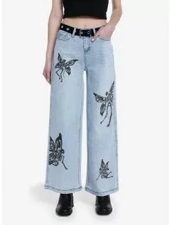 SWEETSOCIETY Sweet Society Skeleton Fairy Straight Leg Jeans