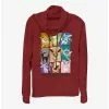 Pokemon All About Eevee Cowl Neck Long-Sleeve Top