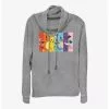 Pokemon Rainbow Faces Cowl Neck Long-Sleeve Top -Hoodies And Sweaters Shop 20296589 hi
