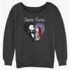 Disney The Nightmare Before Christmas Jack And Sally Together Forever Girls Slouchy Sweatshirt -Hoodies And Sweaters Shop 20835861 hi
